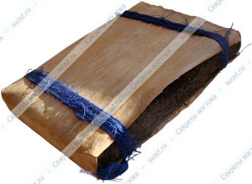 Плитка Пуэр Шу в бамбуковом листе, 250 гр., урожай 2007 г.