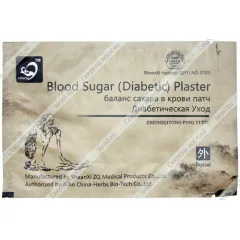 Пластырь Zhengqitong Ping Tie для поддержания уровня сахара в крови, диабетический, 1 шт.