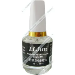 Защищающий лак-блеск для ногтей с УФ-фильтром, 15 мл.