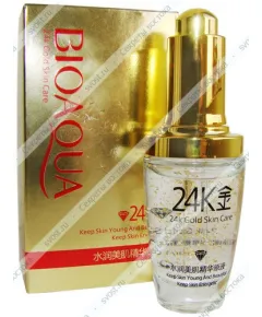 Сыворотка BioAqua с экстрактом биозолота, 30 мл.