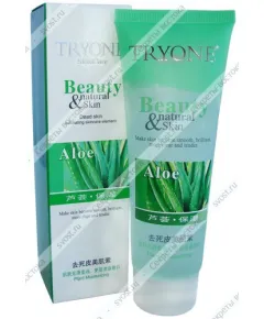 Пилинг для лица и тела Tryone "Алоэ", 120 г.