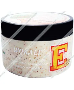 Крем-скраб для тела Wokali с витамином Е, регенерирующий клетки, 300 мл.