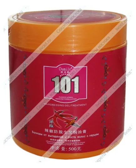 Бальзам от облысения Oumile 101 с перцем, 500 мл.