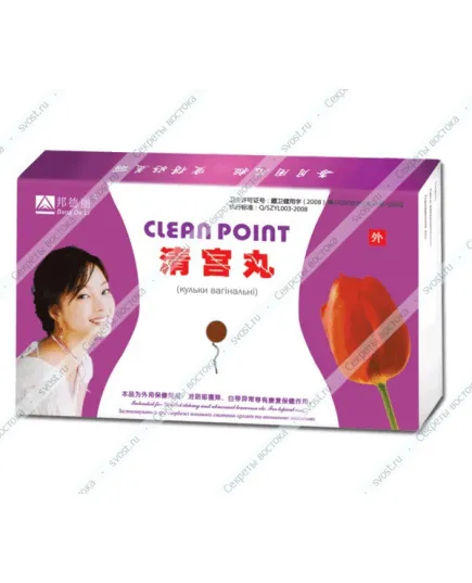 Лечебно-профилактические тампоны Clean Point, упаковка (6 шт.)