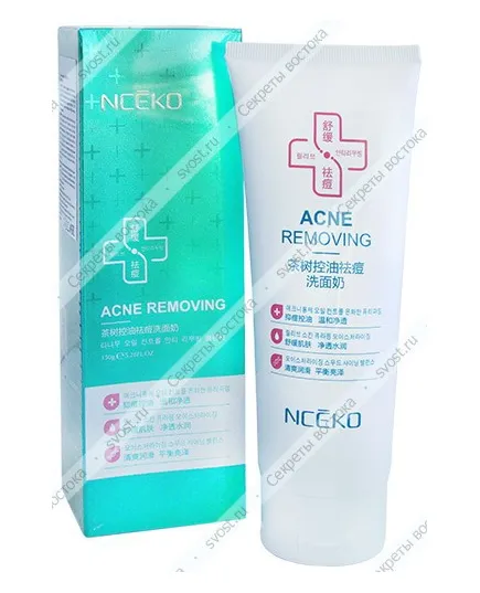 Гель для умывания для ухода за проблемной кожей Nceko Acne Removing, 150 г.