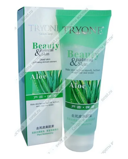 Пилинг для лица и тела Tryone "Алоэ", 120 г.